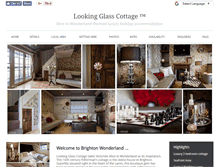 Tablet Screenshot of lookingglasscottage.co.uk